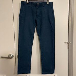 Banana Republic Fulton Skinny, Turquoise, 32x30